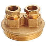 GIACOMINI Двойной фитинг 1 1/2M x (8-10-12) N42 N42Y007